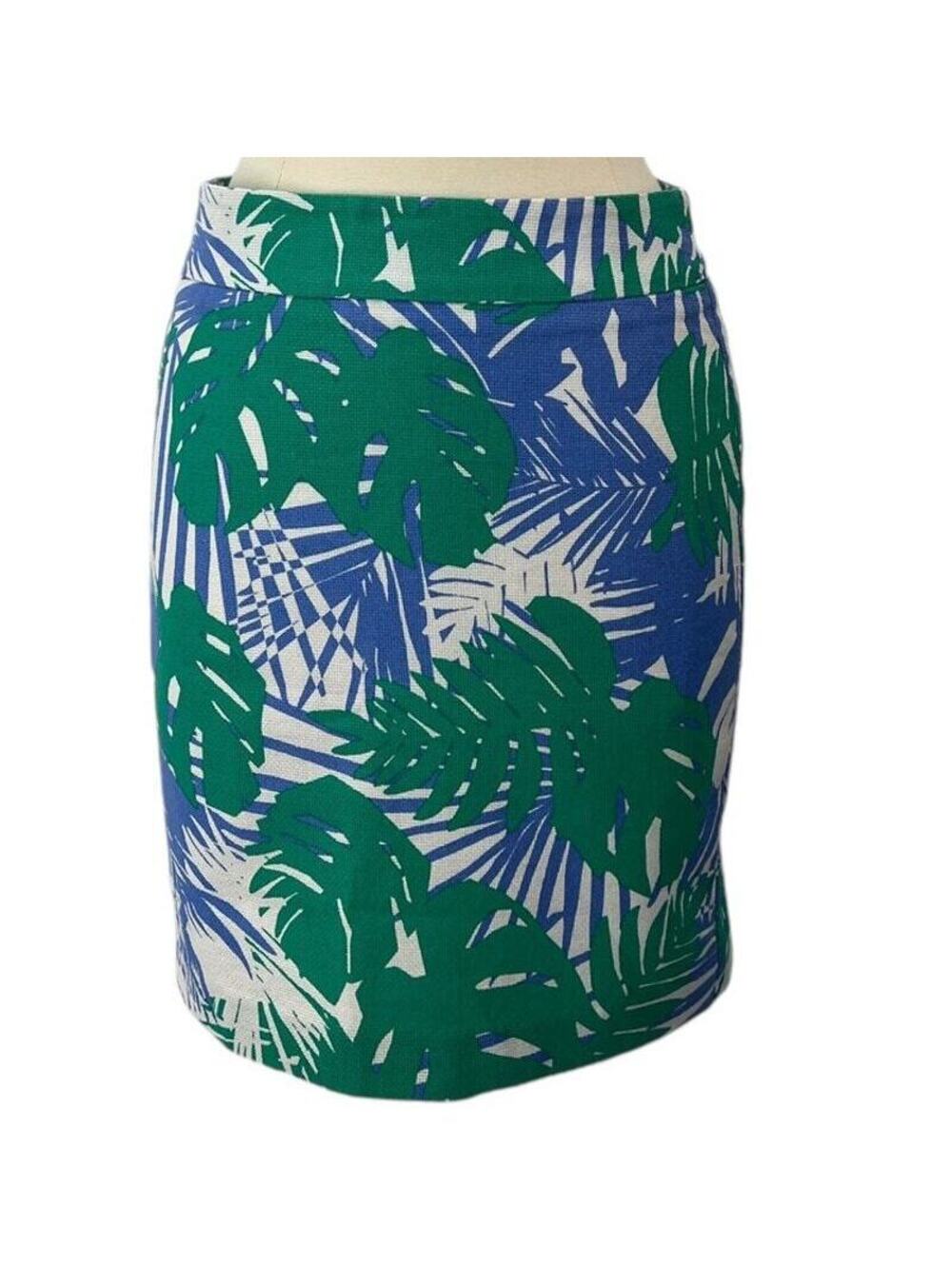 ANN TAYLOR LOFT Palm Leaf Skirt SZ 4